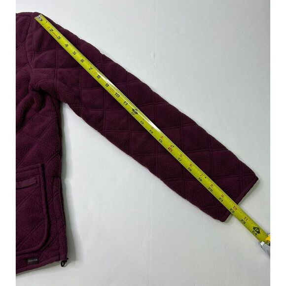 Charter Club Women's Small Quilted Fleece Sweater Full Zip w/ Pockets Faded Plum - Picture 16 of 16